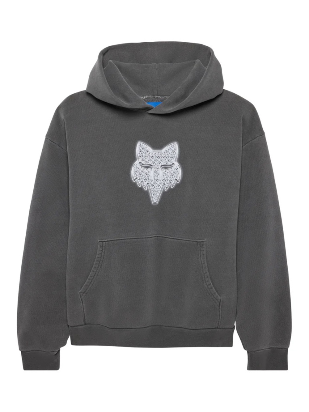 Fox Racing x HPS Charcoal Gray/Washed Balck Pullover Hoodie